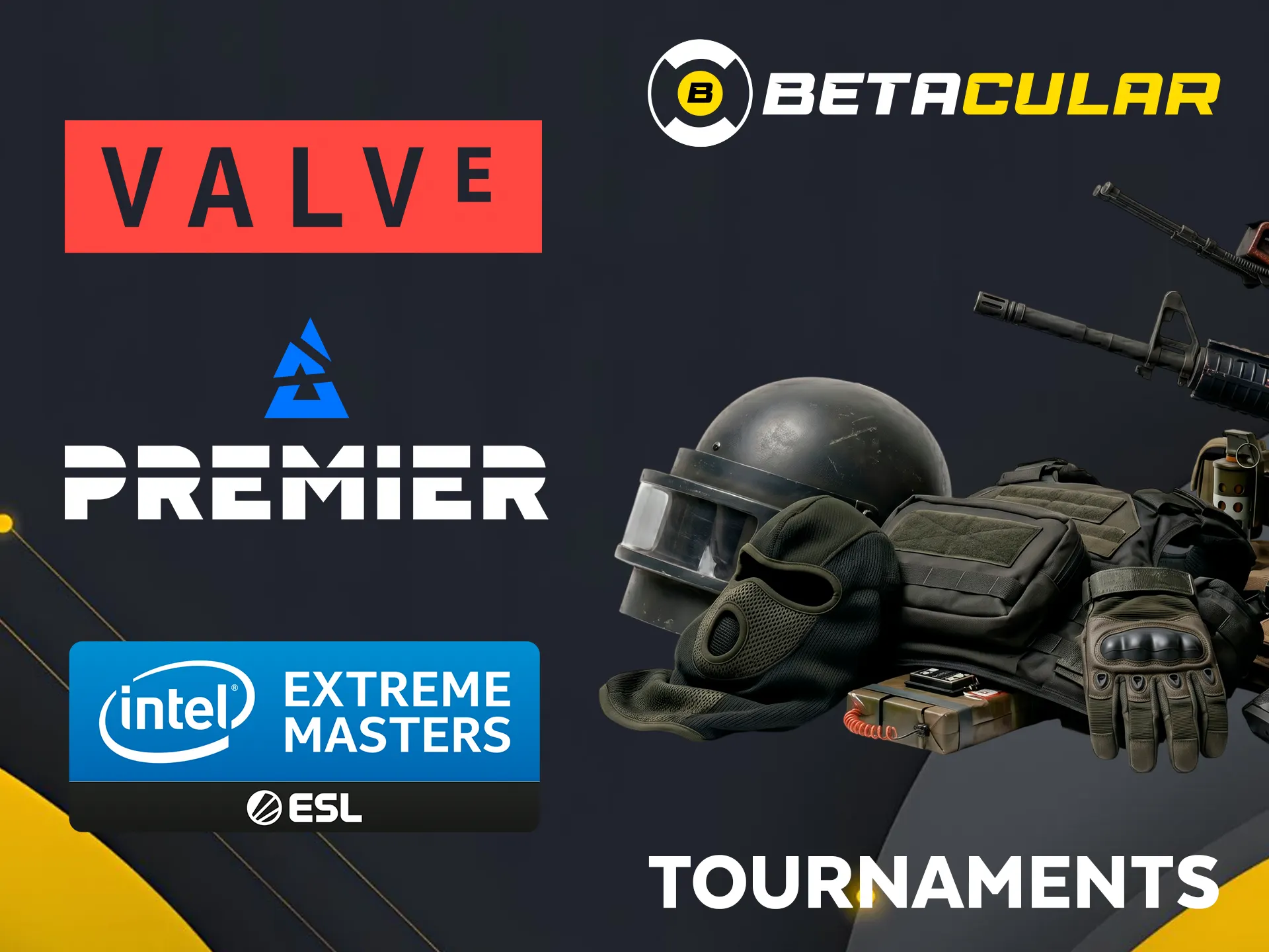 Bet on big CS2 tournaments on the Betacular site now.